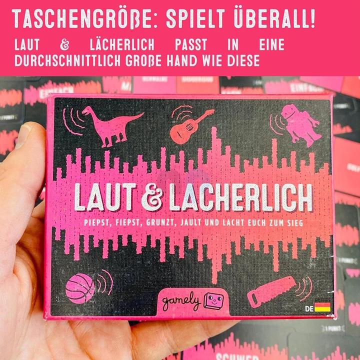 Produktbild Gamely LAUT & LAECHERLICH - Piepst, Fiepst, Grunsi, Jault und Lacht euch zum Sieg (Deutsch)