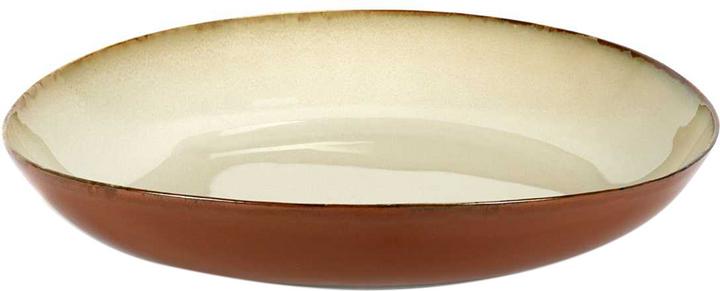 Produktbild Serax Anita Le Grelle Terres De Rves serveerschaal D45cm H6.8cm misty grey/rust