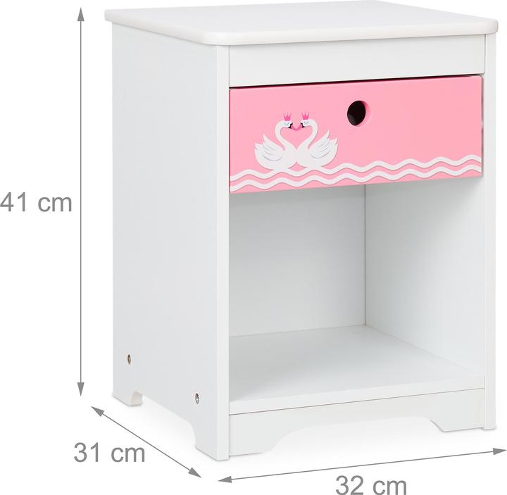 Image du produit Relaxdays Kindernachttisch (32 x 31 x 41 cm)