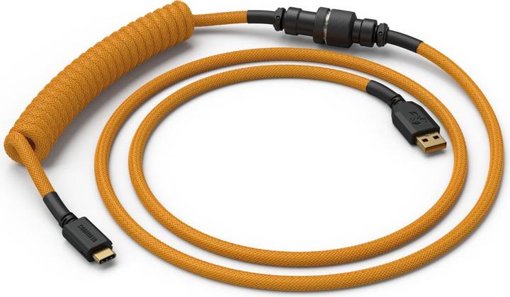 Glorious PC Gaming Race Coiled Cable Glorious Gold, USB-C auf USB-A Spiralkabel