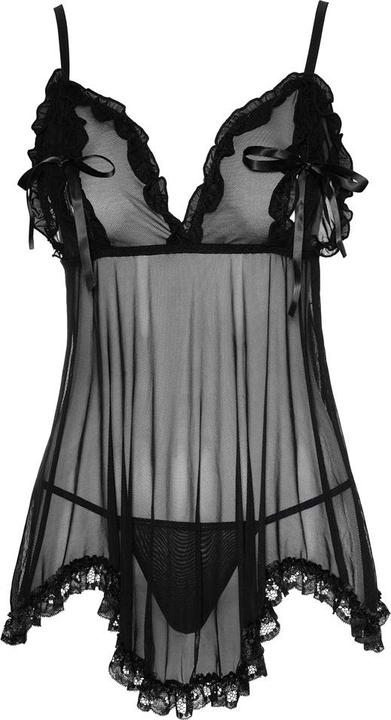 Actual product image Cottelli Collection Babydoll with ruffles (XL)