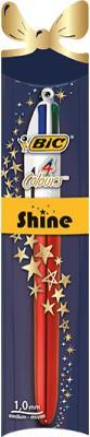 Bic 4 Colours Shine - 4-Farben-Kugelschreiber (Mehrfarbig)