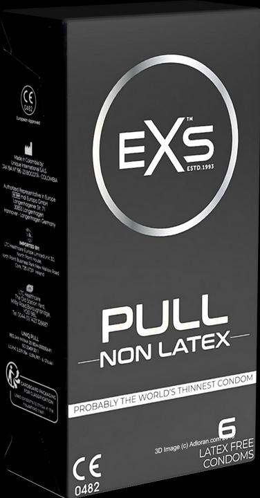 Image du produit EXS Pull : 6 préservatifs sans latex, ultra doux et inodores, avec bande détachable (6 pcs)