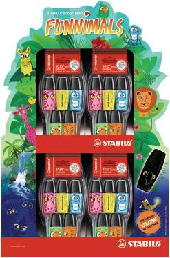 Produktbild STABILO BOSS MINI - FUNNIMALS - Textmarker (Y, Fluoreszierend)