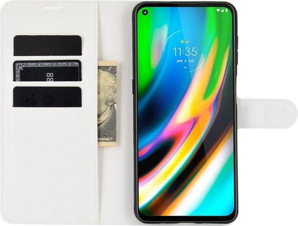 Actual product image MU Classic Litchi Leather Bookcover Series (Motorola Moto G9 Plus)