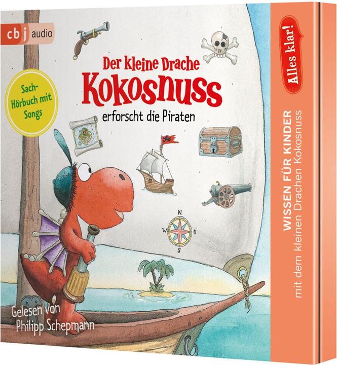 Produktbild Alles klar! Der kleine Drache Kokosnuss erforscht die Piraten (Ingo Siegner, Philipp Schepmann, Alfred Dieler, Deutsch)
