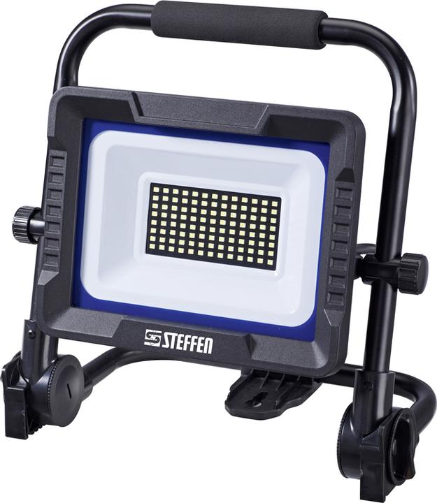 Produktbild Steffen WORKLIGHT LED Strahler 50W mit Traggriff und klappbarem Standfuss 5m (8000 lm)