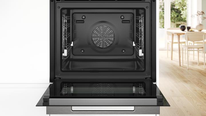 Actual product image Bosch Hausgeräte Series 8, built-in oven, 60 x 60 cm, black, HBG778NB1