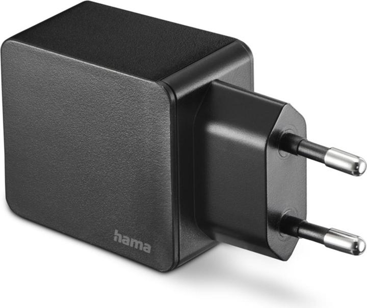 Produktbild Hama Ladegerät, 2x USB-A, 12W, Schwarz (12 W)