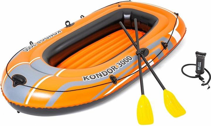 Actual product image Bestway Hydro-Force Raft Set, Raft, Vinyl, Box, 1410 mm, 2.42 m, 6.46 kg
