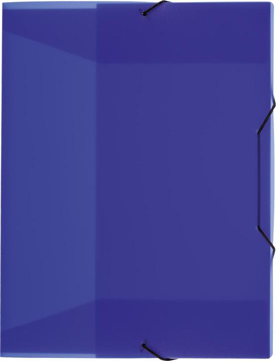 Image du produit Idena Classeur A4 élastique PP translucide bleu (A4, 1 x)