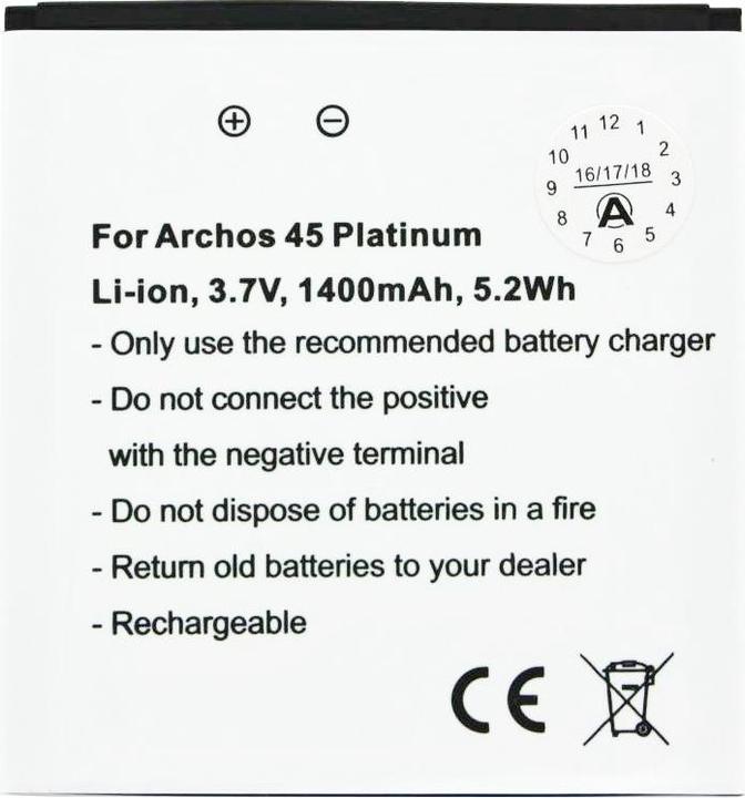 Produktbild AccuCell ARCHOS 45 Platinum, AC1600A