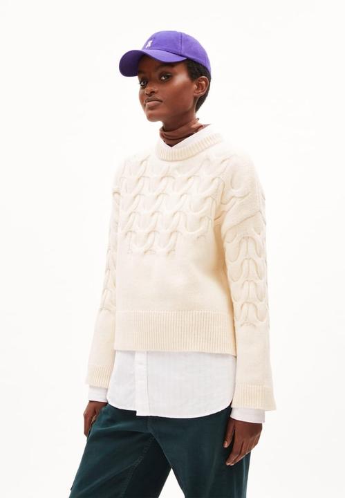 Immagine prodotto Armedangels Alaania Pullover Stand-Up Collar Oatmilk (M)
