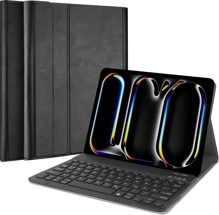 Produktbild Cazy Tastatur Hülle Kompatibel mit iPad Pro 11 2020 (2nd Gen) - Schutz Etui mit magnetisch Abnehmbarer (DE)