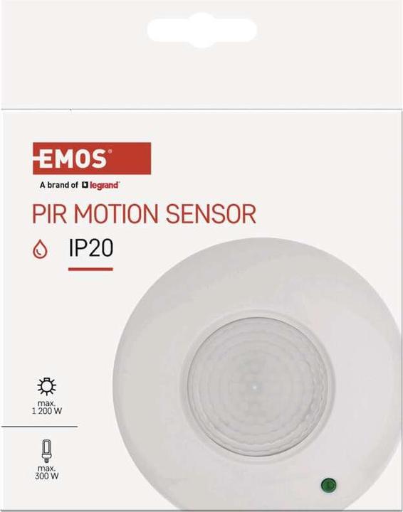 Produktbild Orno Bewegungsmelder (PIR-Sensor) IP44 1200W Weiss (6 m)