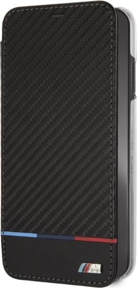 Produktbild BMW BMTRBKI65PUCARTCBKiPhone XS Max book czarny/black Carbon Tricolor Stripe (Apple iPhone XS Max)