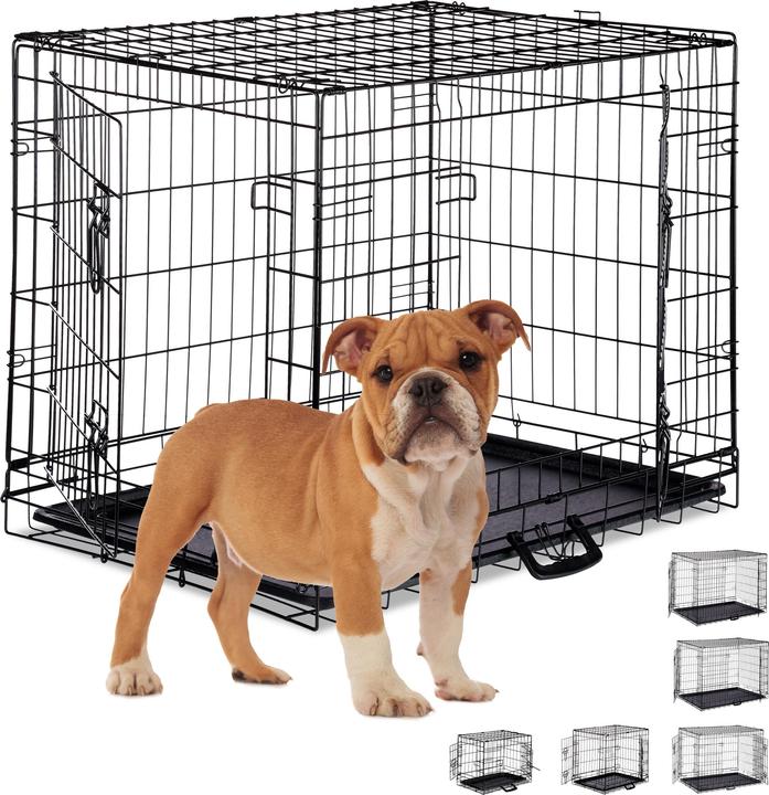Image du produit Relaxdays Cage pour Chien Pliante en S-XXXL (Chien, Pliable)