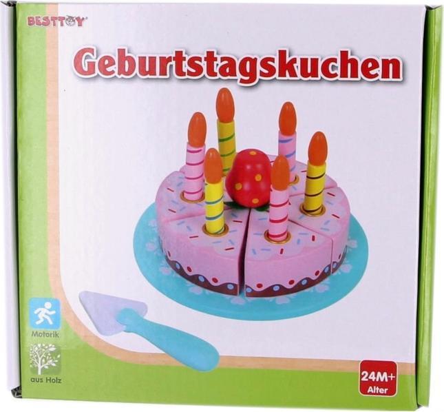 Produktbild Besttoy Geburtstagskuchen aus Holz