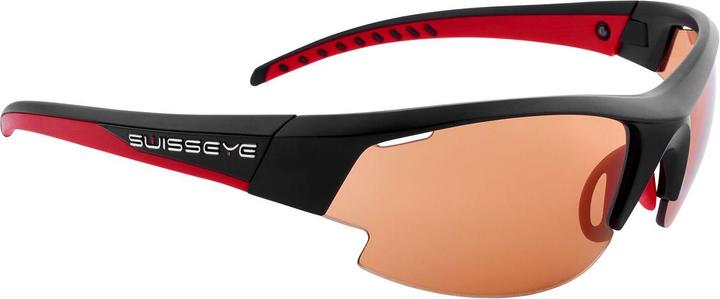Produktbild Swiss Eye Gardosa Re+ Photocromic Radbrille (Black matt-red, photo ora-smk, Sphärisch, Selbsttönend)