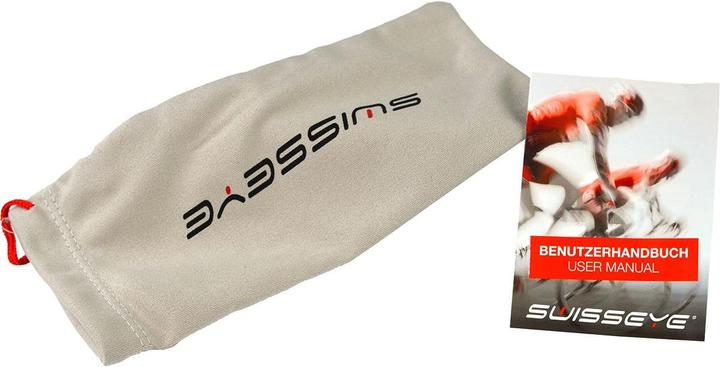Actual product image Swiss Eye Men's Freeride Cycling Goggles (Red Matt, Smoke)