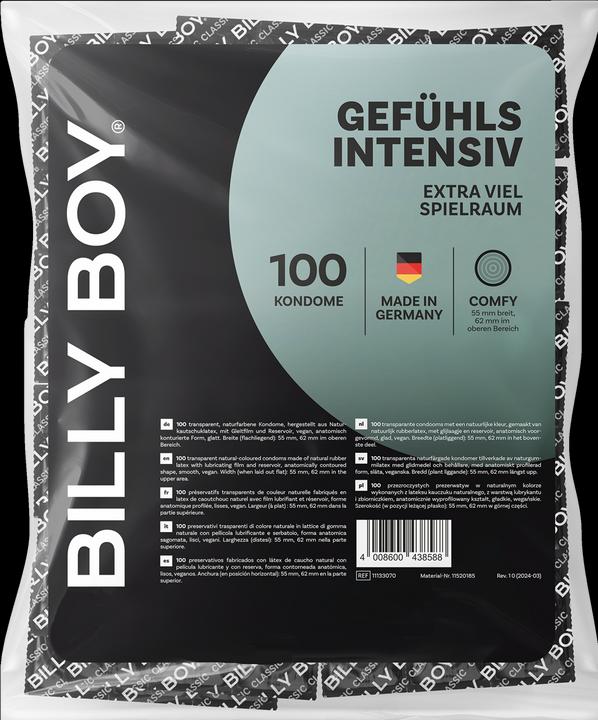 Produktbild Billyboy BILLY BOY Kondome Gefühlsintensiv 100er Pack (100 Stk.)