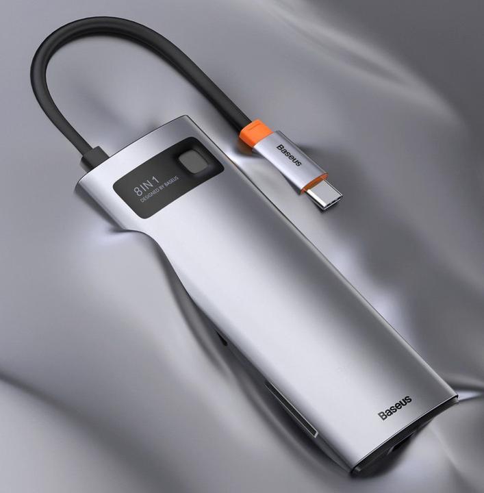 Image du produit Baseus Série Gelam en métal (USB-C, 8 Ports)