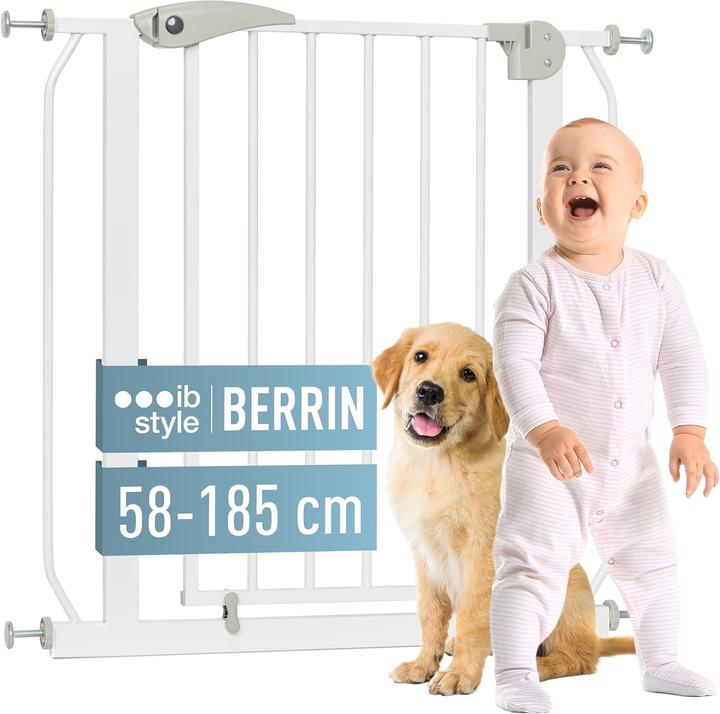 Immagine prodotto IB-Style Treppenschutzgitter Berrin für Babys und Haustiere, 58-185 cm (108 cm)