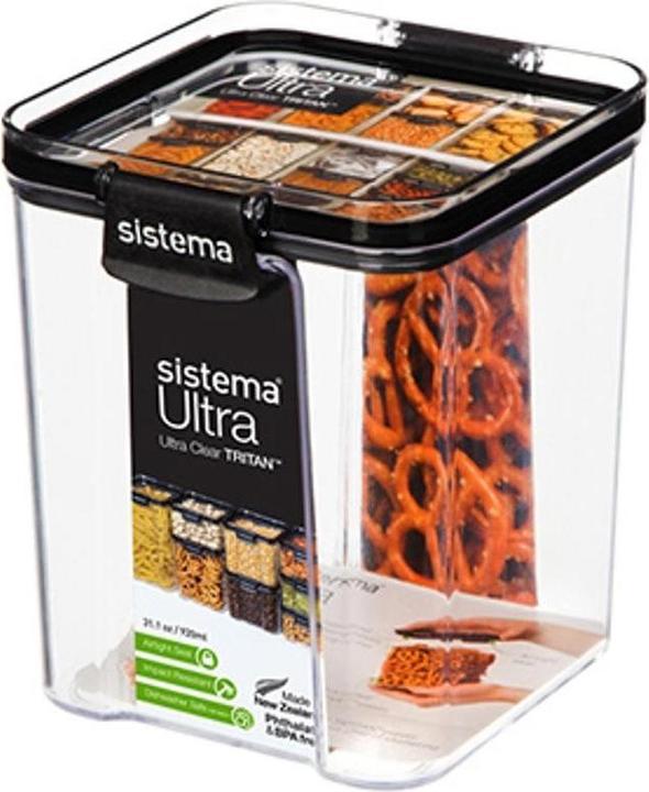 Actual product image Sistema Tritan square system 920ml (0.92 l)