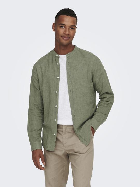 Produktbild Only & Sons Onscaiden Ls Solid Linen Mao Noos (XL)