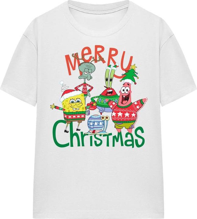 Produktbild Spongebob Squarepants Merry Christmas TShirt (S)