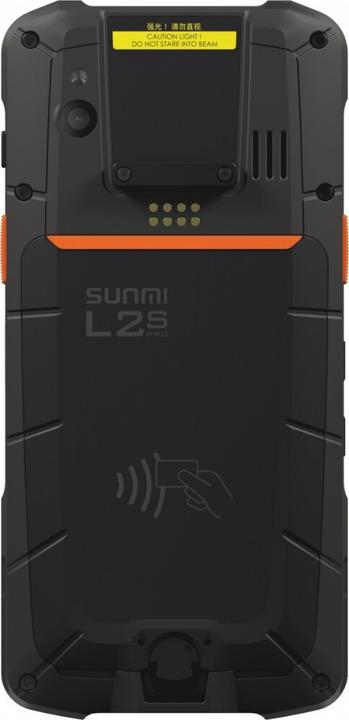 Actual product image Sunmi L2S Pro Worldwide GMS-A12,3GB+32GB 13MP rear+2MP front cameras, 1101 2D Scanner, wifi, 4G, NFC, IP67 (2D barcodes)