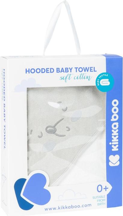 Actual product image Kikkaboo Hooded towel 90 x 90 cm