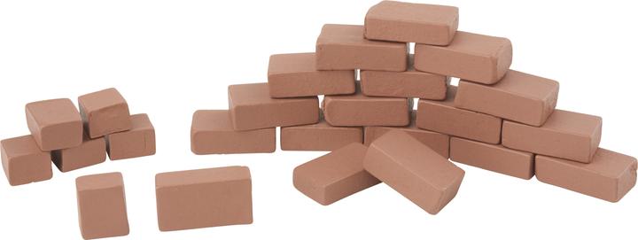 Produktbild VBS Mini-Ziegelsteine, 18 Stück, ca. 22x12x7mm