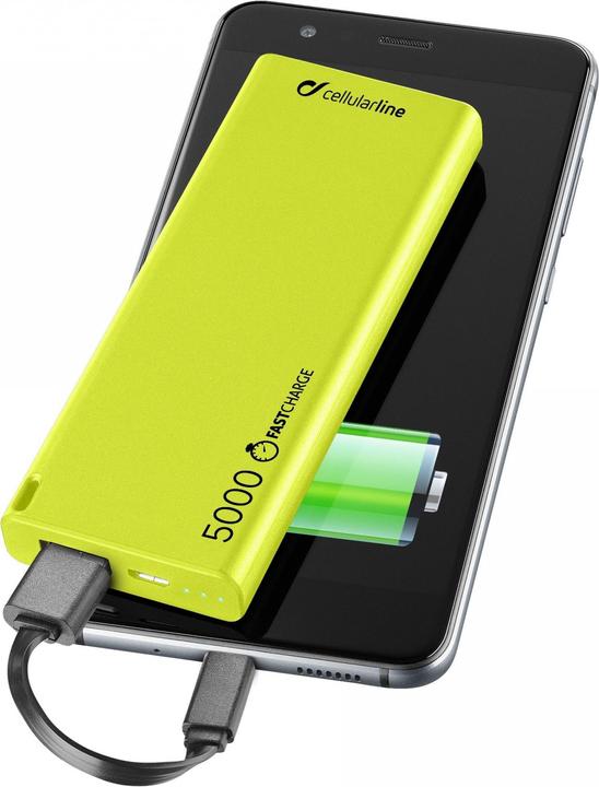 Image du produit Cellularline Freepower Slim (5000 mAh, 10 W, 18.50 Wh)