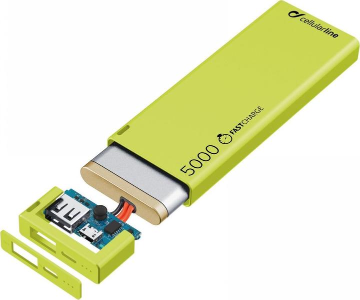 Image du produit Cellularline Freepower Slim (5000 mAh, 10 W, 18.50 Wh)