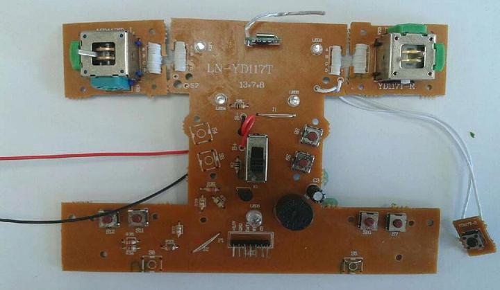 Actual product image Jamara transmitter board x-ray VE1
