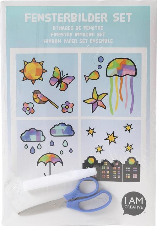 Actual product image I Am Creative Window pictures set