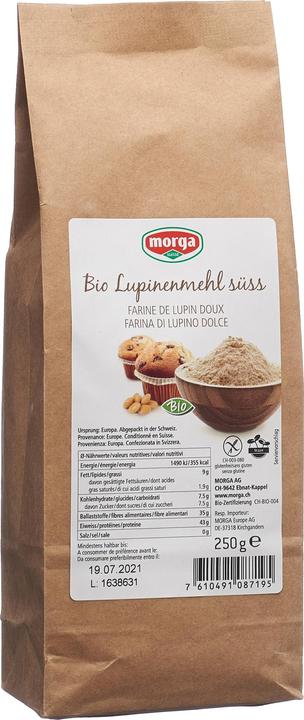 Actual product image Morga Lupine flour sweet (250 g)