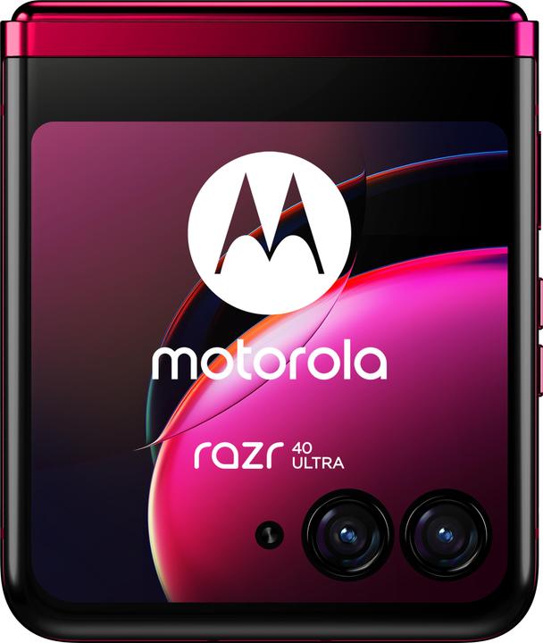 Actual product image Motorola Razr 40 Ultra (256 GB, Viva Magenta, 6.90", SIM + eSIM, 12 Mpx, 5G)