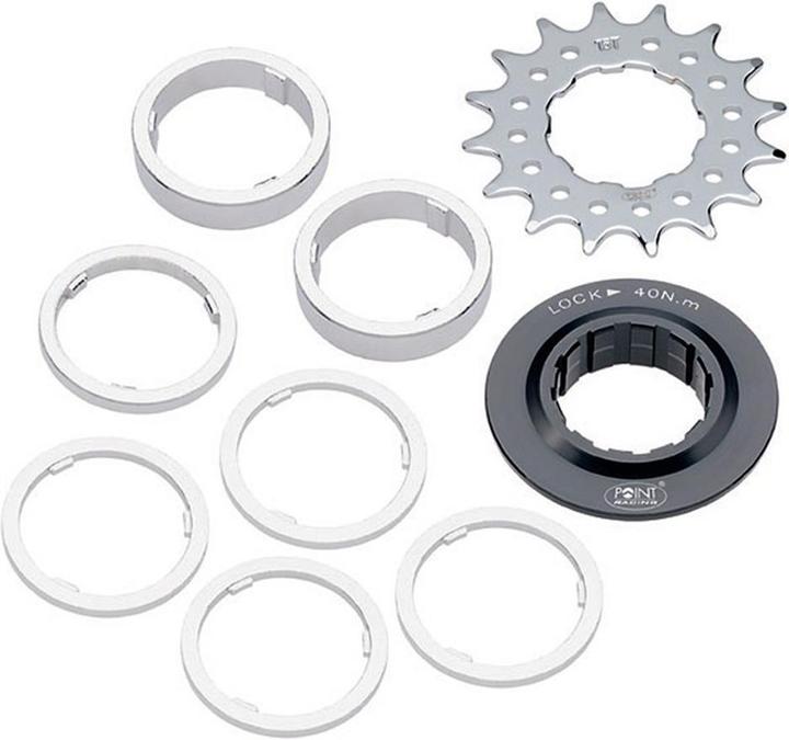 Actual product image Bike-Parts Single Speed Sprocket Spacer Ring Set (1-speed)