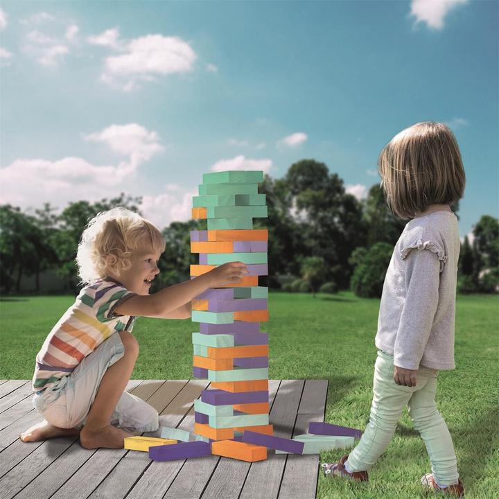 Produktbild Mister Gadget Grosses Jenga-Spiel - weiche Blöcke - mehrfarbig