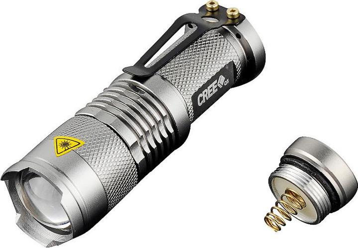Image du produit JTI Lampe torche à LED CREE Ultrafire - Gris (13.40 cm, 300 lm)