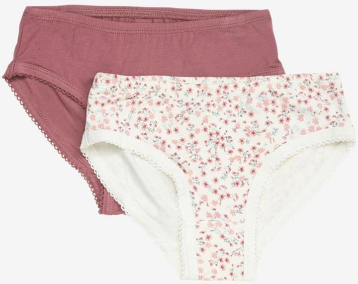 Actual product image Minymo Pants Girl Set of 2 Rose Tan Gr. 122 (122, pack of 2)