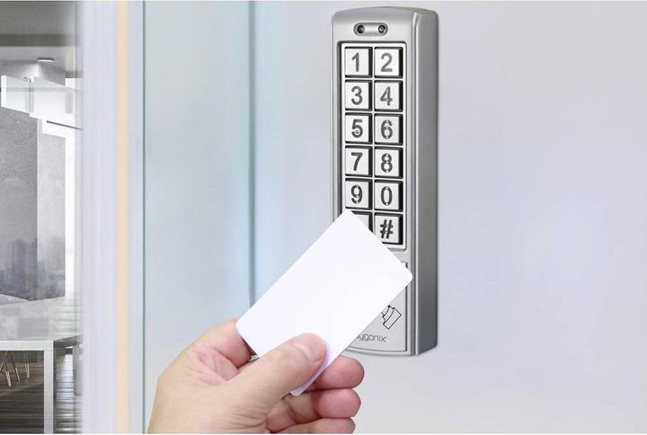 Actual product image Sygonix SY-6421352 Code-Tastatur mit RFID Oberflächenmontage 12 V DC/AC, 24 V D (Key card, Electronic numerical code)
