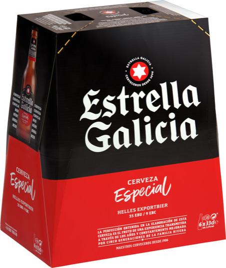 Produktbild Estrella Damm Galicia Kiste 24 x 330 ml / Spanien (24 x 33 cl)