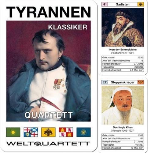 Produktbild Quartett Tyrannen Klassiker (Deutsch)