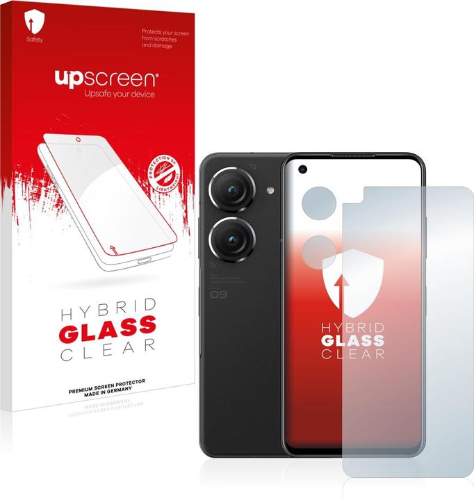 Actual product image upscreen Scratch Shield Glass (1 Piece, Asus Zenfone 9)