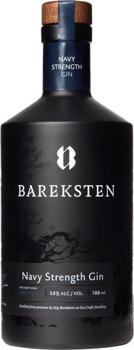 Bareksten Navy Strength Gin (1 x 70 cl)