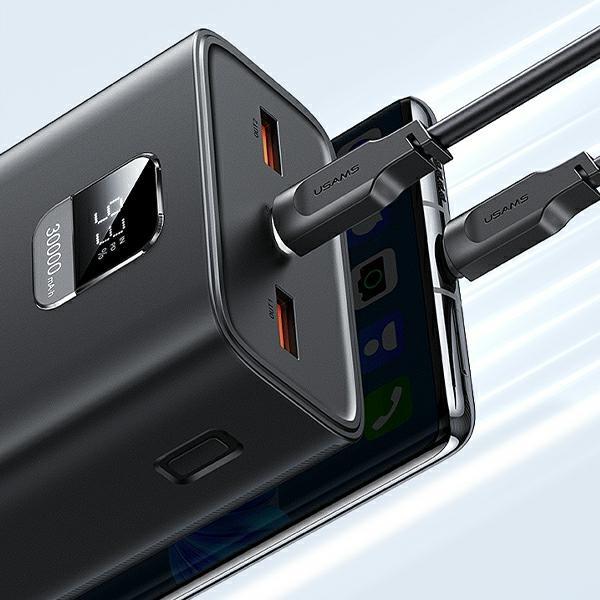 Actual product image Usams Yattu Series (30000 mAh, 65 W, 111 Wh)