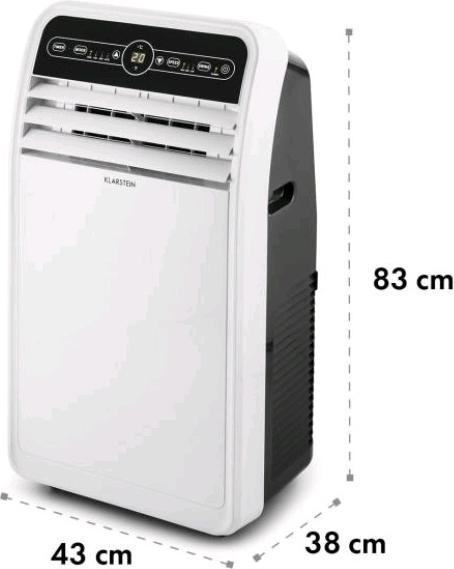 Immagine prodotto Klarstein Metrobreeze 9 Condizionatore mobile New York City Bianco (40 m², 9000 BTU/h)